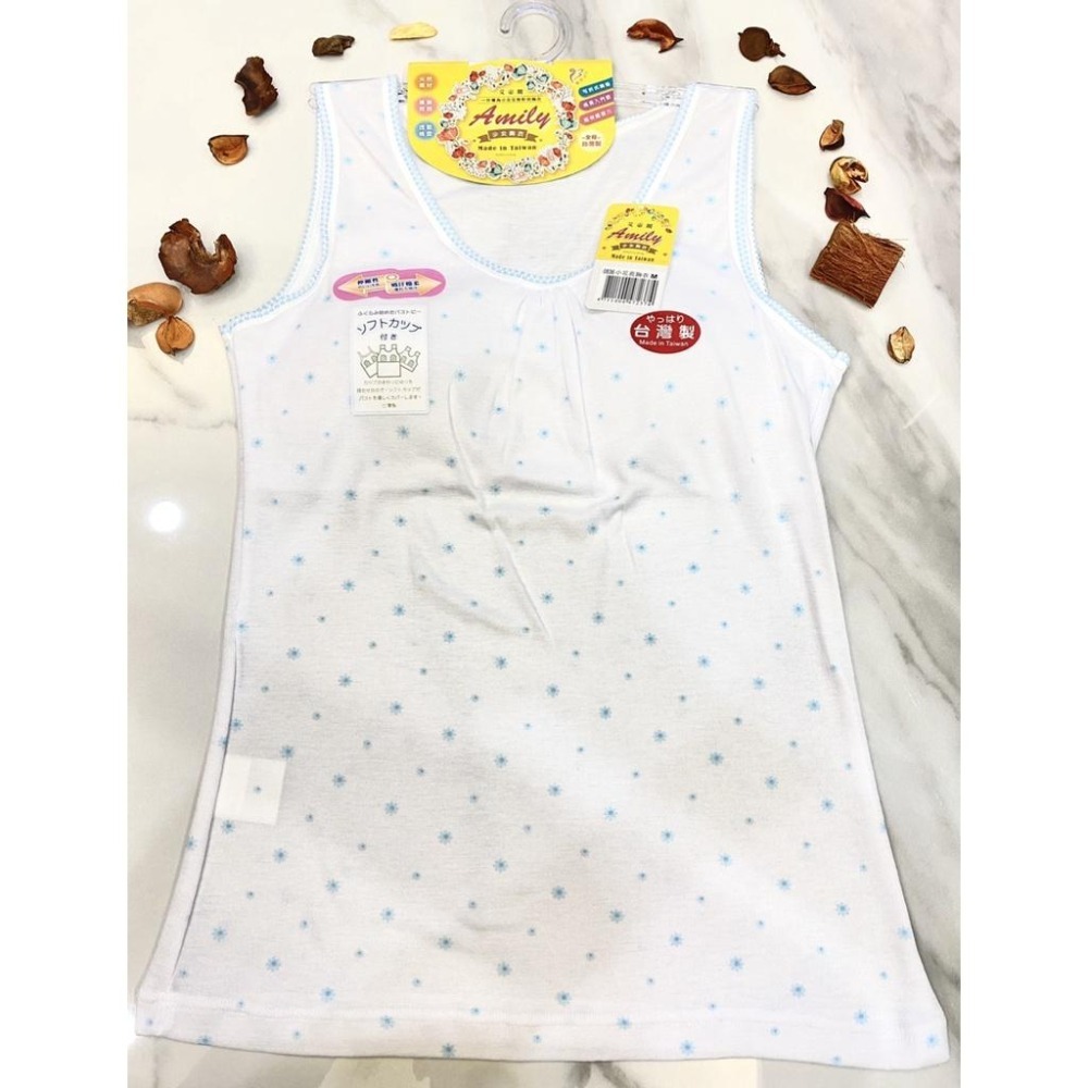 『利好』快速出貨 點點款 台灣製 學生款 少女款 👙成長型胸衣 👉長版胸衣/長版內襯/長版背心/少女內衣#0836-細節圖3