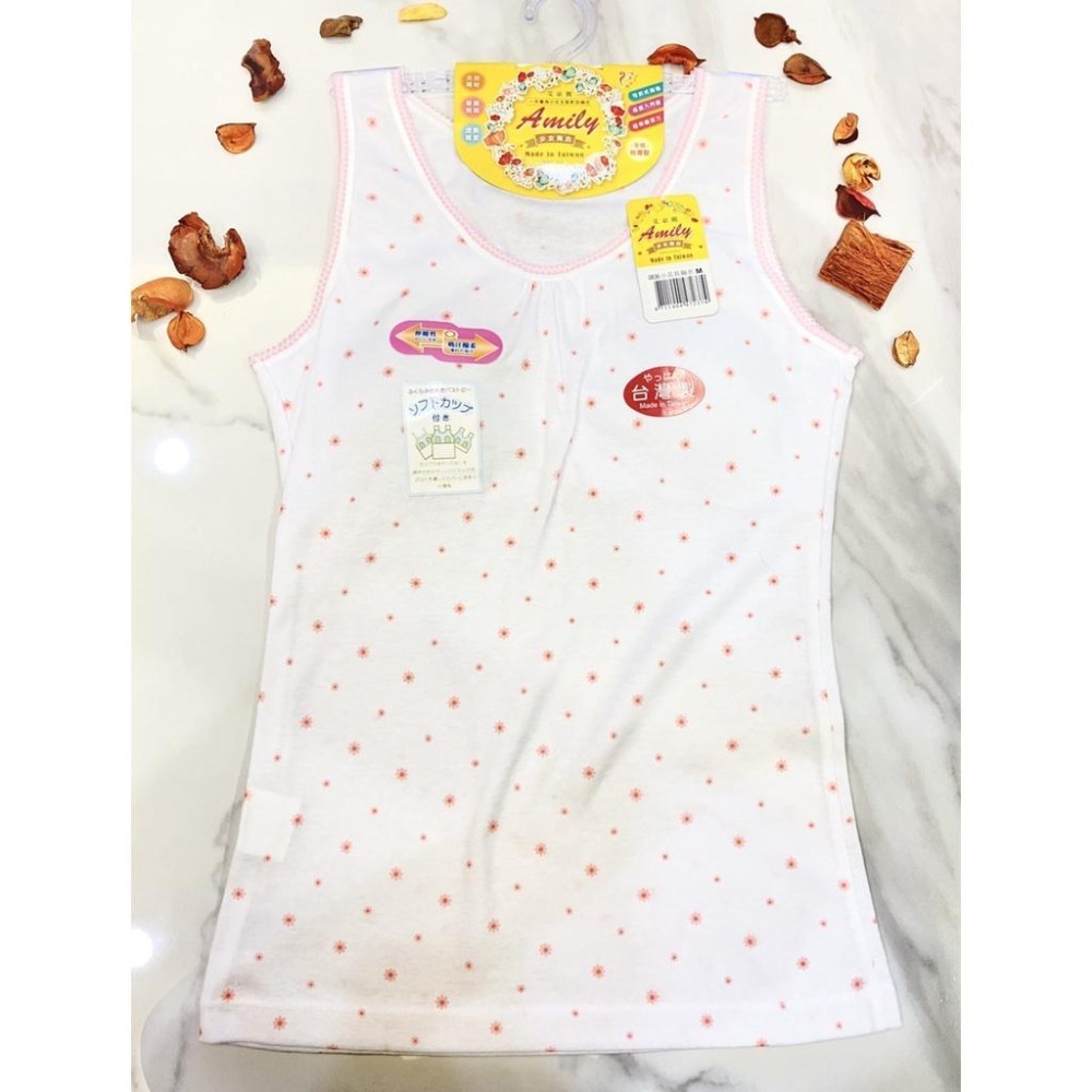 『利好』快速出貨 點點款 台灣製 學生款 少女款 👙成長型胸衣 👉長版胸衣/長版內襯/長版背心/少女內衣#0836-細節圖4