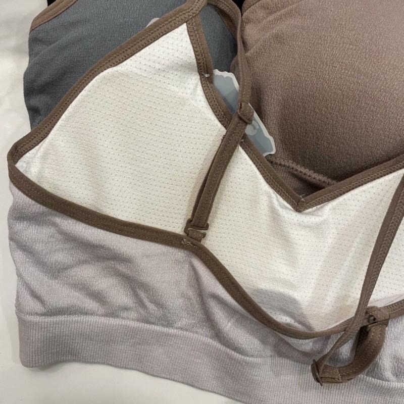 『利好』快速出貨 細肩帶 運動內衣（透氣內裏、透氣乳膠內襯）時尚雙色 質感加分😍#8818-細節圖3