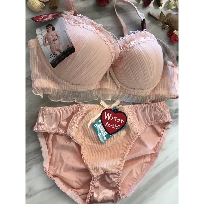 『利好』快速 日系浪漫內衣 D罩杯（大C罩杯）立體薄襯 經典抓皺蕾絲👙⚠️⚠️尺碼偏小，建議大一尺碼拿唷🤗#5755-細節圖3