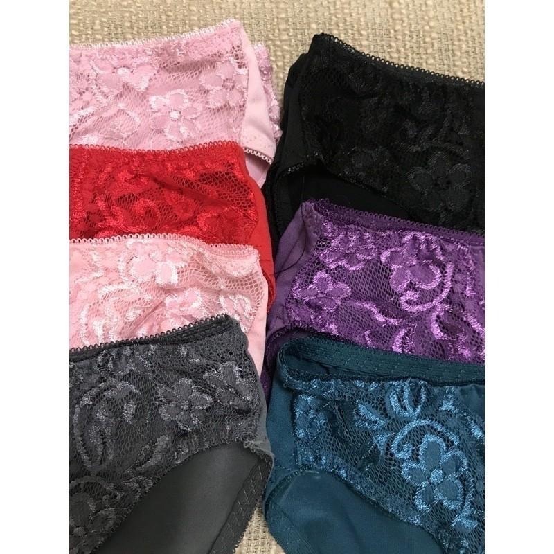 『利好』快速出貨  低腰 絲質三角內褲 基本款蕾絲有質感👍 ⭕️建議尺碼23-27腰⭕️#9928-細節圖3