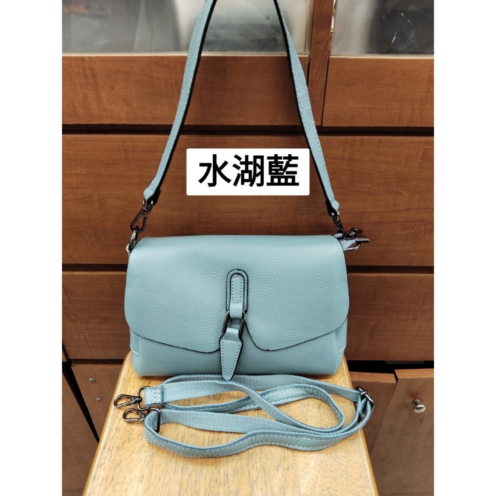 時尚女包 牛皮兩用包 斜背包 肩背包 側背包8605-規格圖2