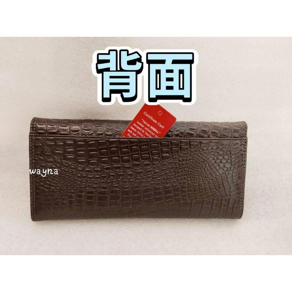 duckbill薄款3折長夾(無扣子) 牛皮 長夾DB21K-49-細節圖4