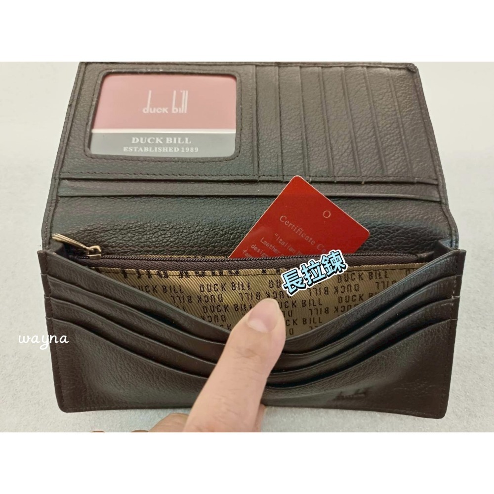 duckbill薄款長夾(無扣子) 兩折長夾DB21-1-細節圖4