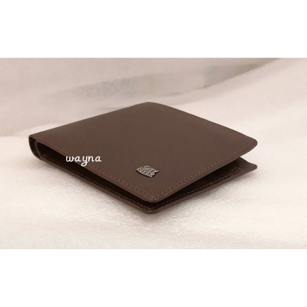 CITY FLYER 進口高級牛皮短夾-細節圖3