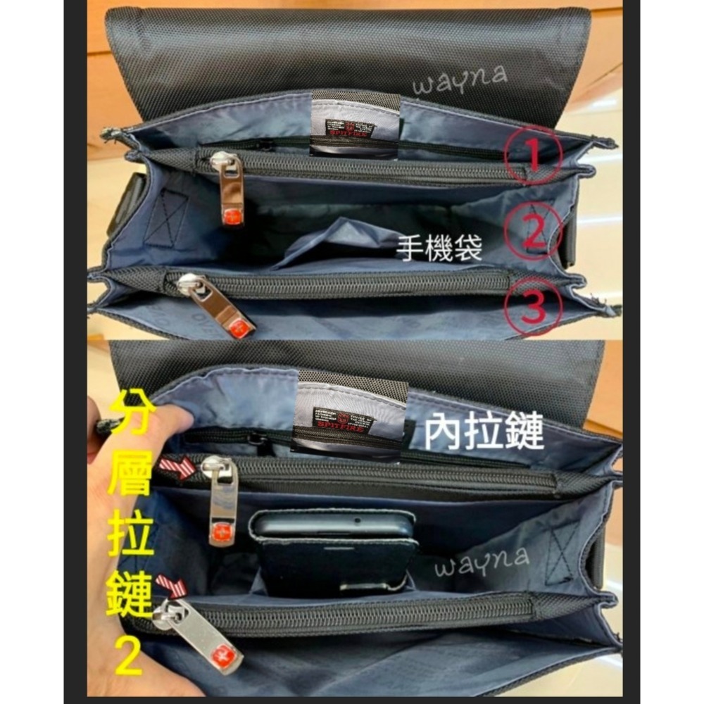 鬼火SPITFIRE  直立 掀 蓋 式 斜背包 休閒包-細節圖5
