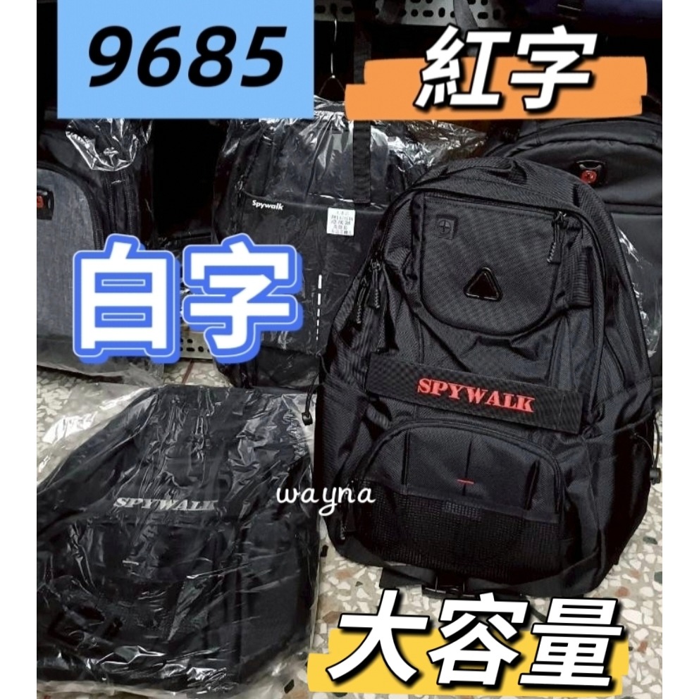 SPYWALK  材質：尼龍  大容量 多功能 潮流背包-細節圖7