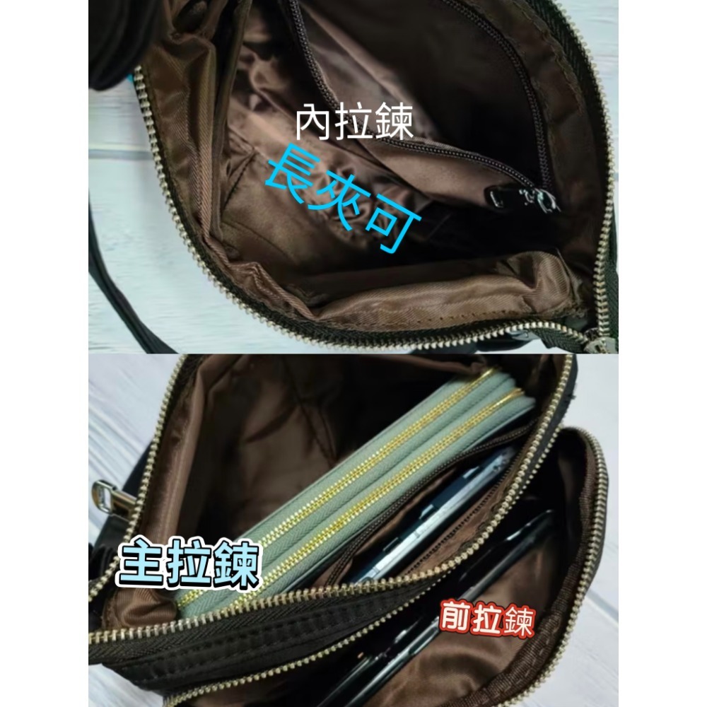 Misstery 輕量 斜背包/防水護照包 兩用包 小款-細節圖3