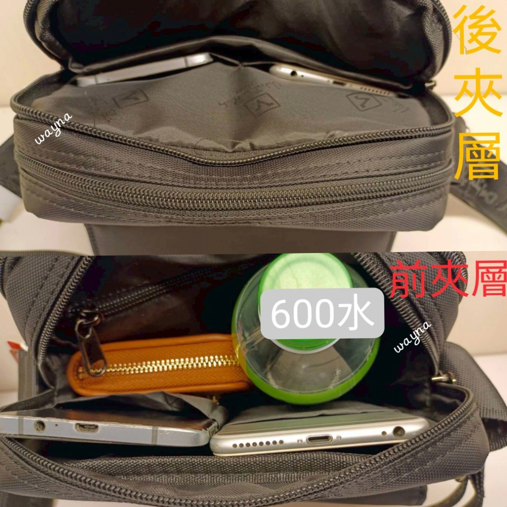 范倫鐵諾   尼龍  防潑水  平版包 斜背包 側背包 中款-細節圖4