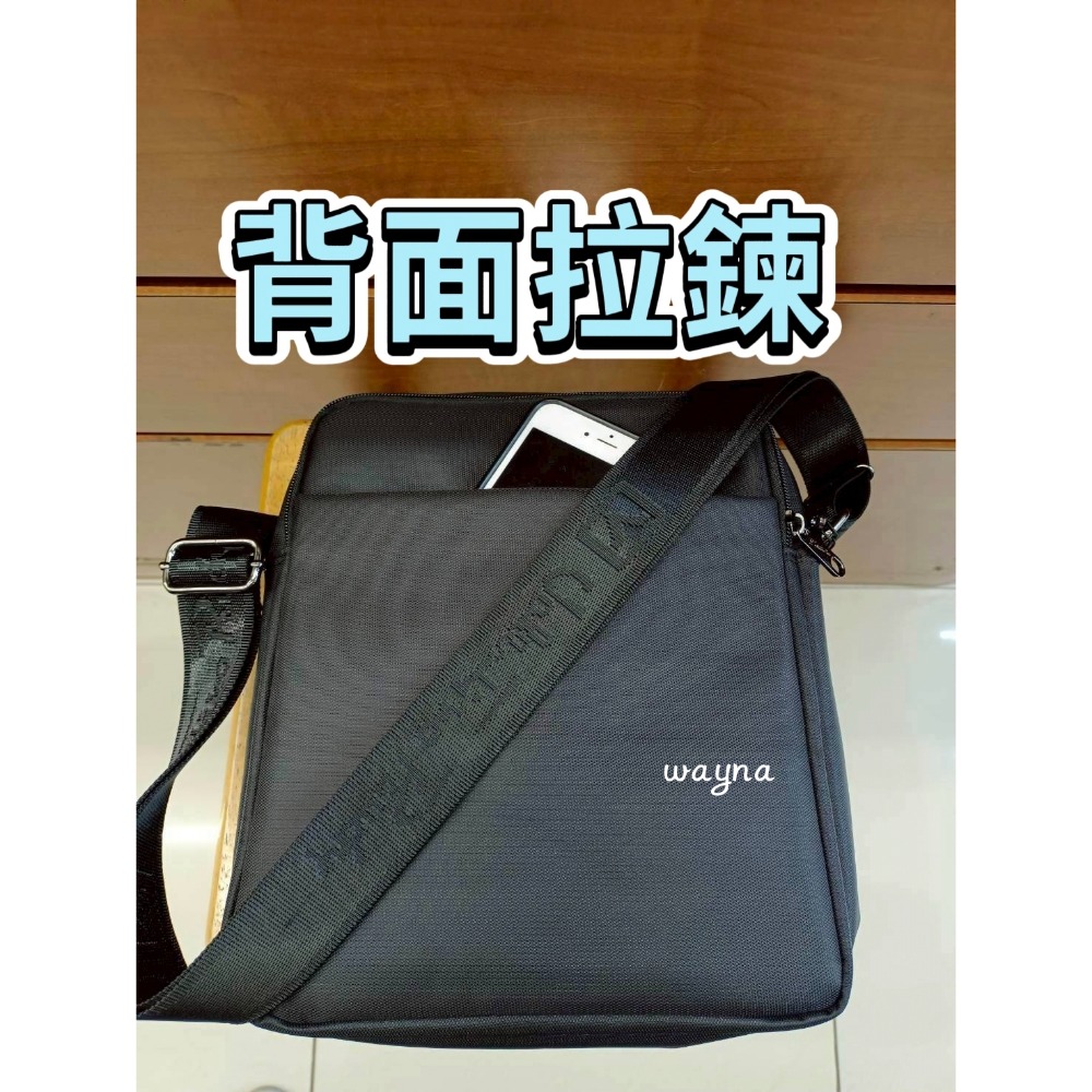 范倫鐵諾   尼龍  防潑水  平版包 斜背包 側背包 中款-細節圖5