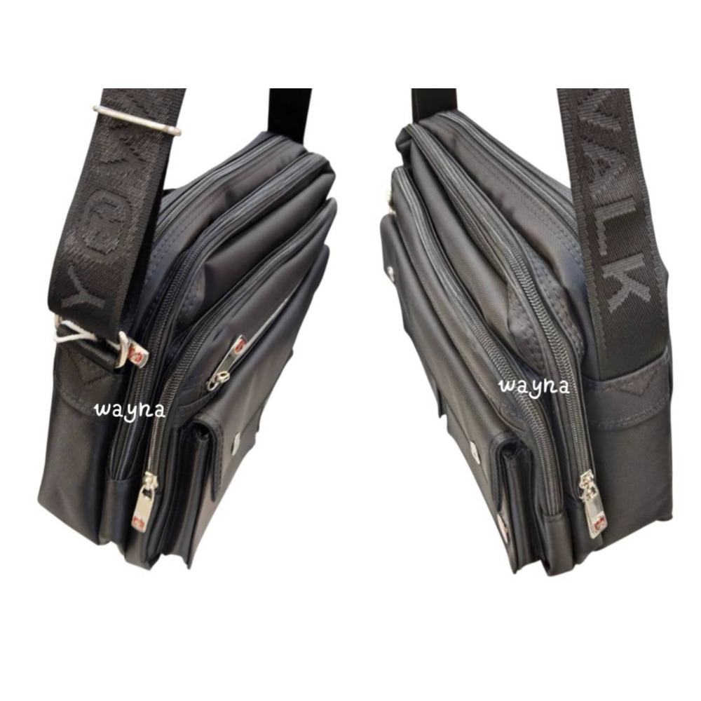 SPYWALK 斜背包 業務包 休閒包 黑色大款-細節圖2