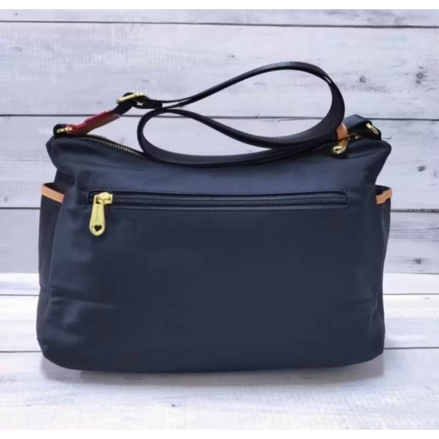 Misstery斜背包/防水 雙拉鍊A88- 209黑色-細節圖2