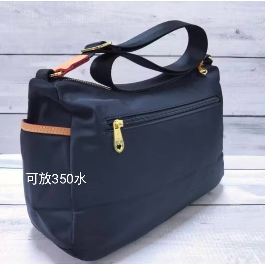 Misstery斜背包/防水 雙拉鍊A88- 209黑色-細節圖7