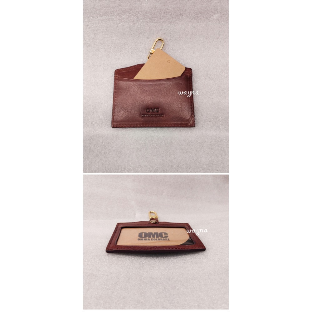 【OMC】 證件夾 票證夾 識別證夾 橫式【植鞣牛皮】 95046-細節圖3