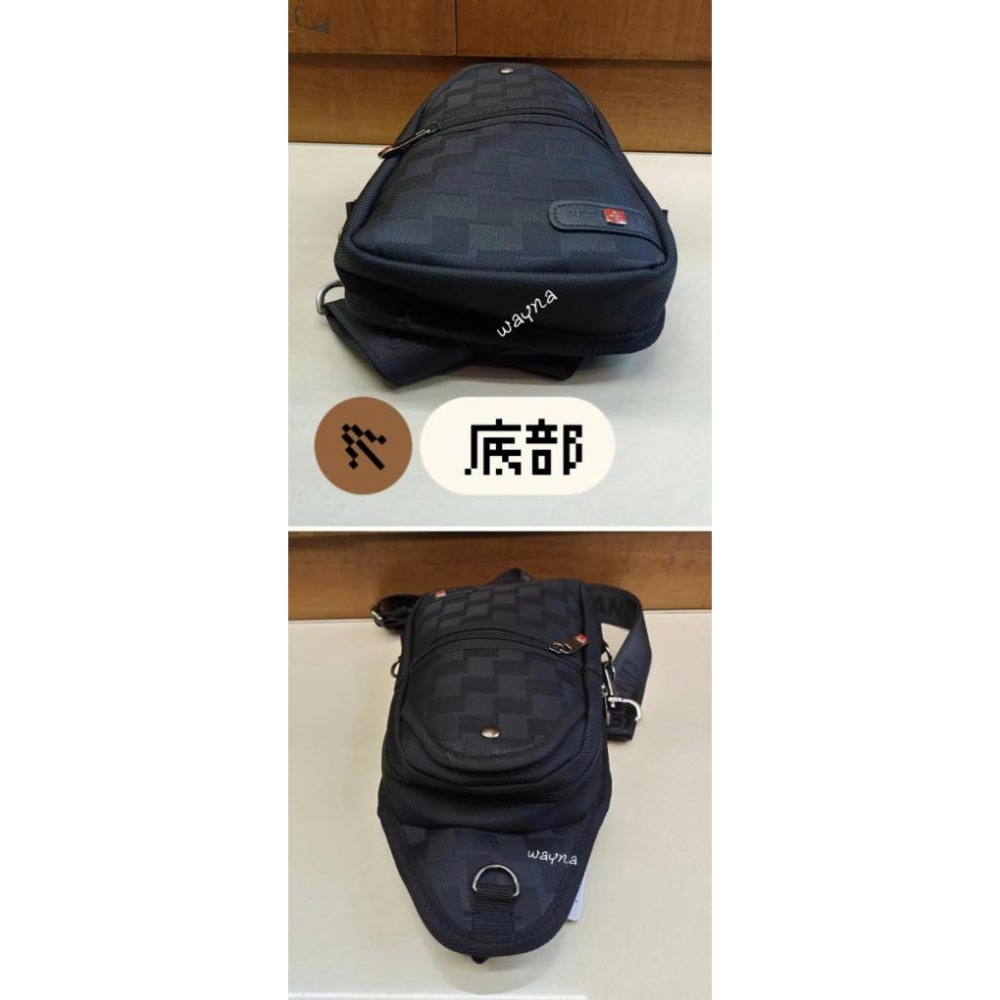 OVERLAND單肩包 胸包單車包2853棋盤格-細節圖3