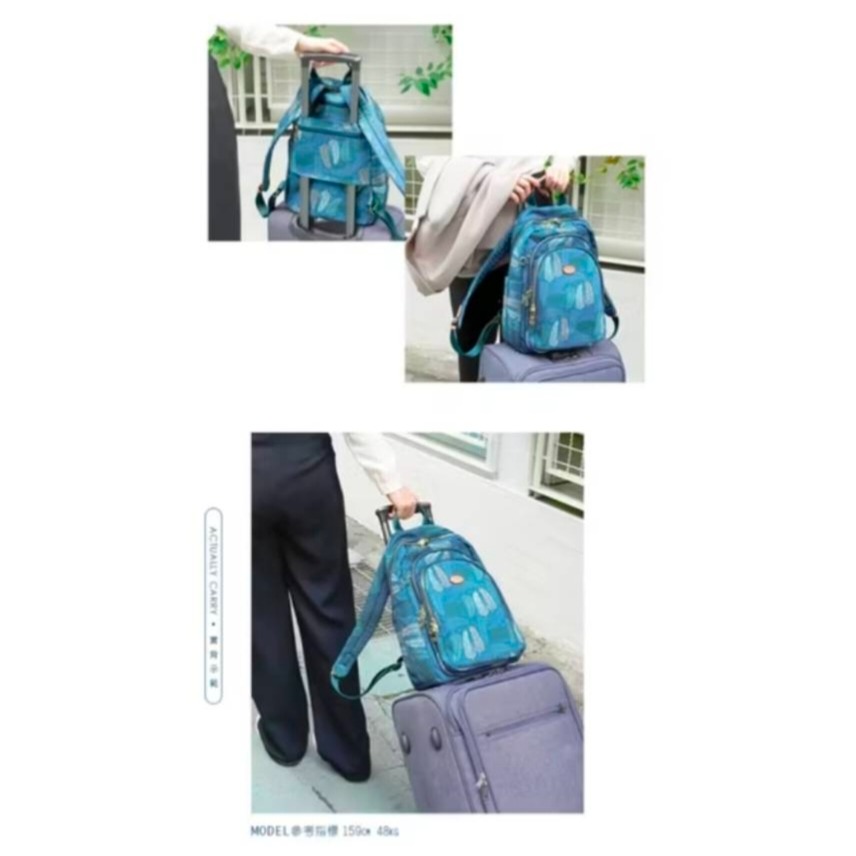 OMC 羽毛 防盜 後背包 手提包 斜背包13288-細節圖3