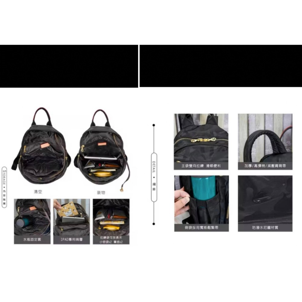 OMC  後背包 手提包 斜背包93291迷彩藍-細節圖4