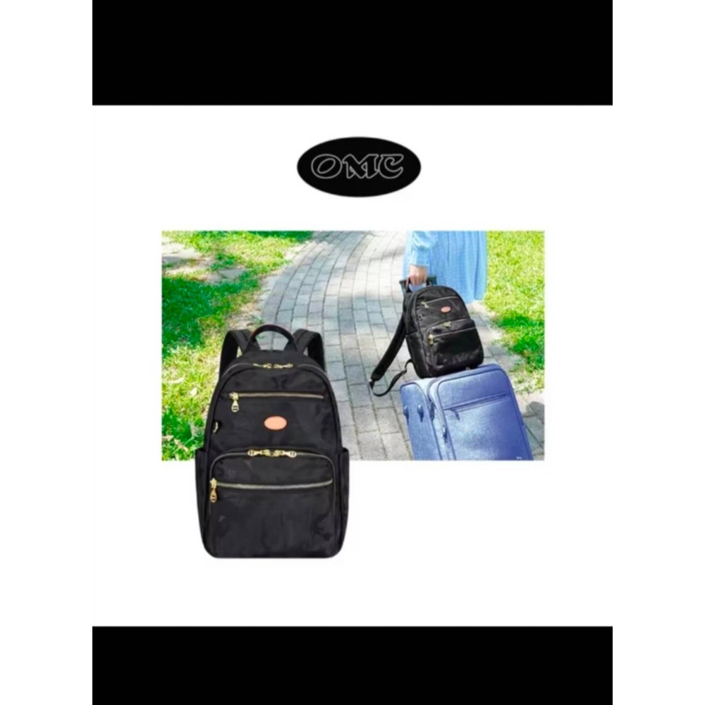 OMC  後背包 手提包 斜背包93291迷彩藍-細節圖5