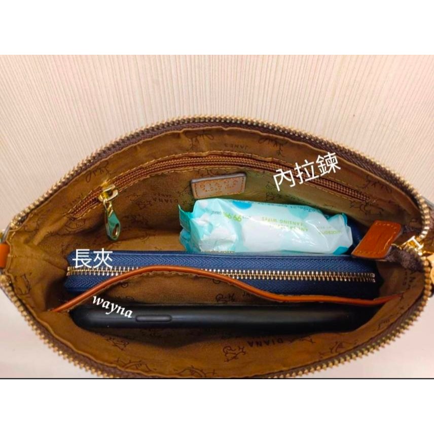 Diana 肩背包 斜背包 側背包 兩用包 小款-細節圖3