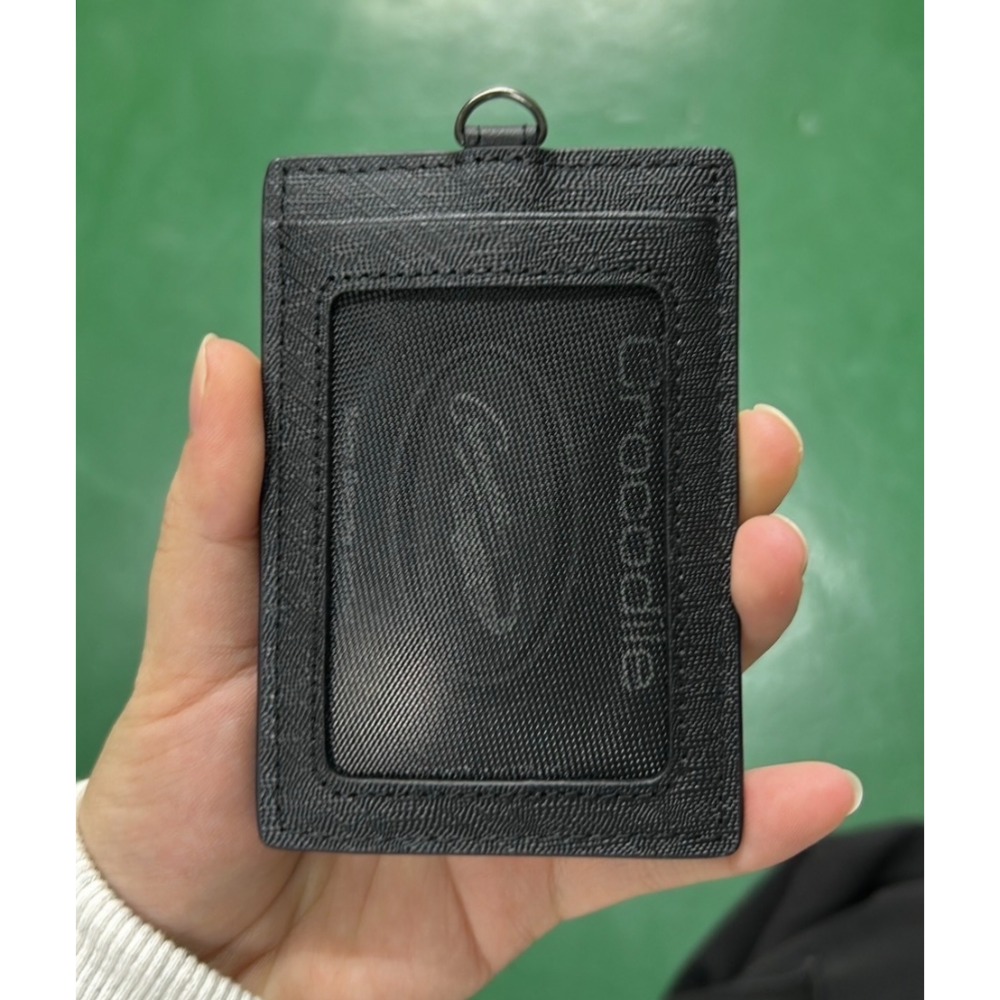 鱷魚CROCODILE直立式 薄款名片夾證件夾 票證夾 識別證夾-細節圖5