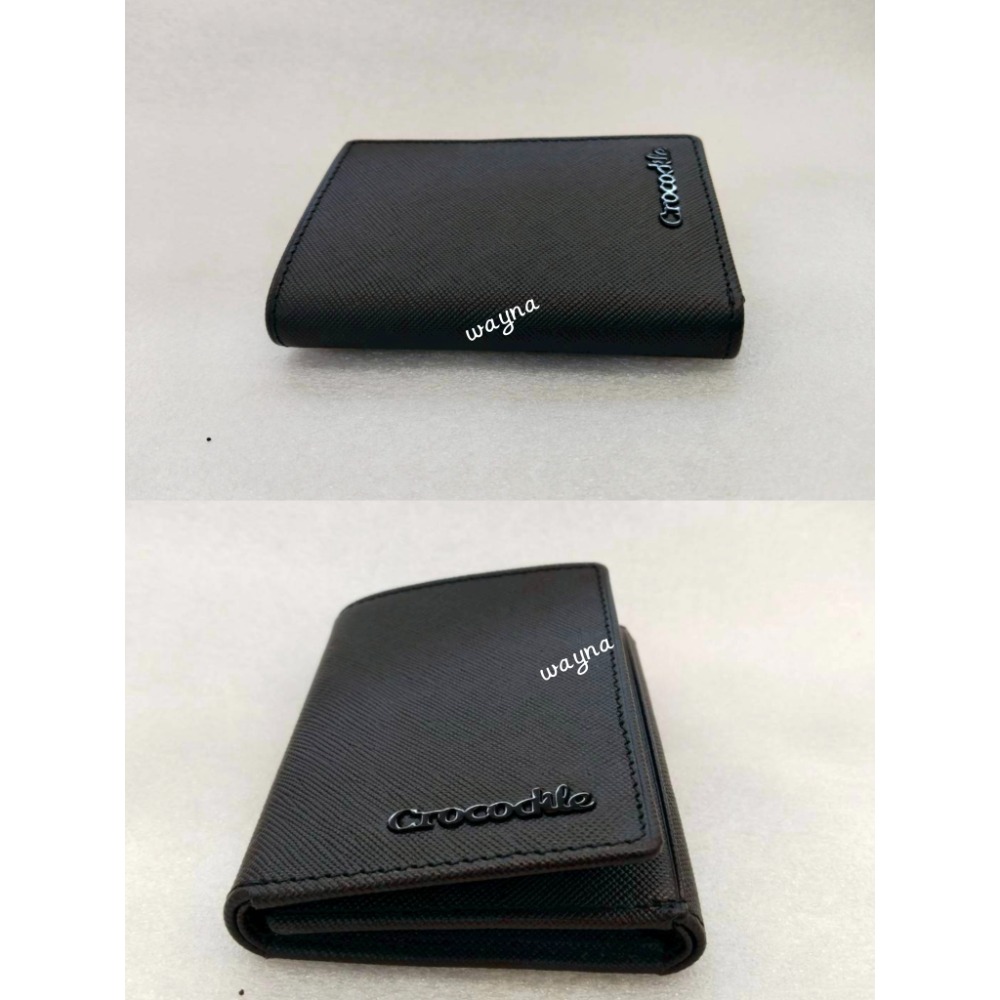鱷魚Crocodile 十字紋0103-11409 三折 短夾-細節圖2