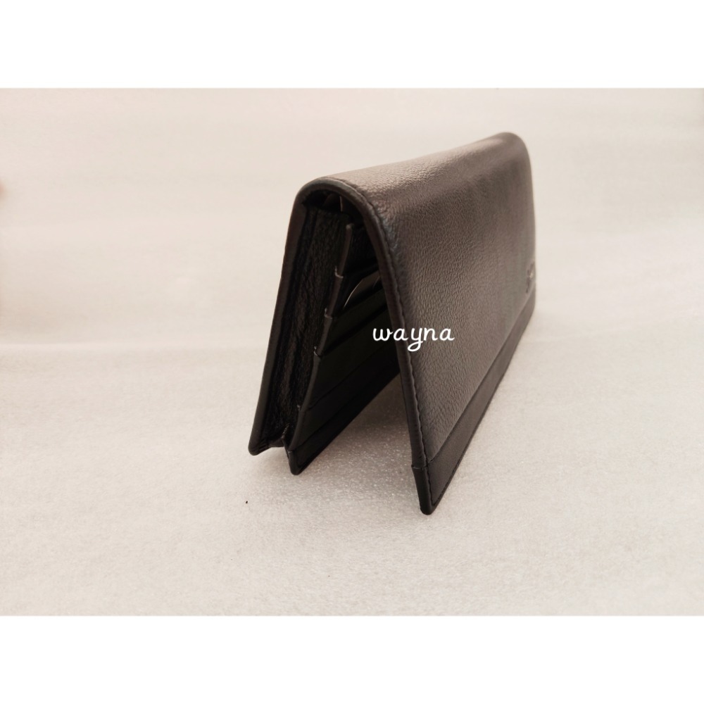 鱷魚Crocodile牛皮長夾 皮夾0103-33512咖啡色、33511黑色-細節圖4