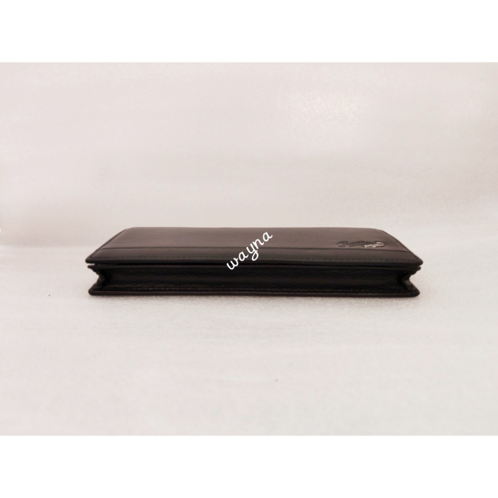鱷魚Crocodile牛皮長夾 皮夾0103-33512咖啡色、33511黑色-細節圖5