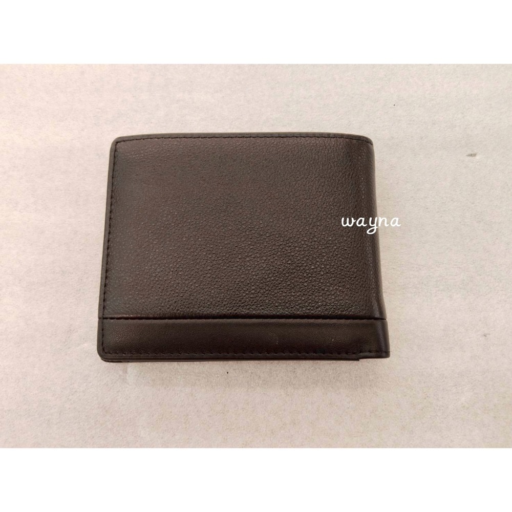 鱷魚Crocodile  荔枝紋  材質：牛皮  牛皮短夾 皮夾-細節圖3