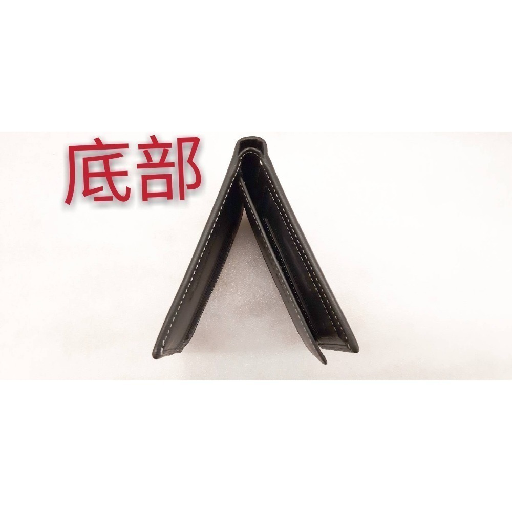 鱷魚CROCODILE 真皮短夾 0203-36031黑色-細節圖6