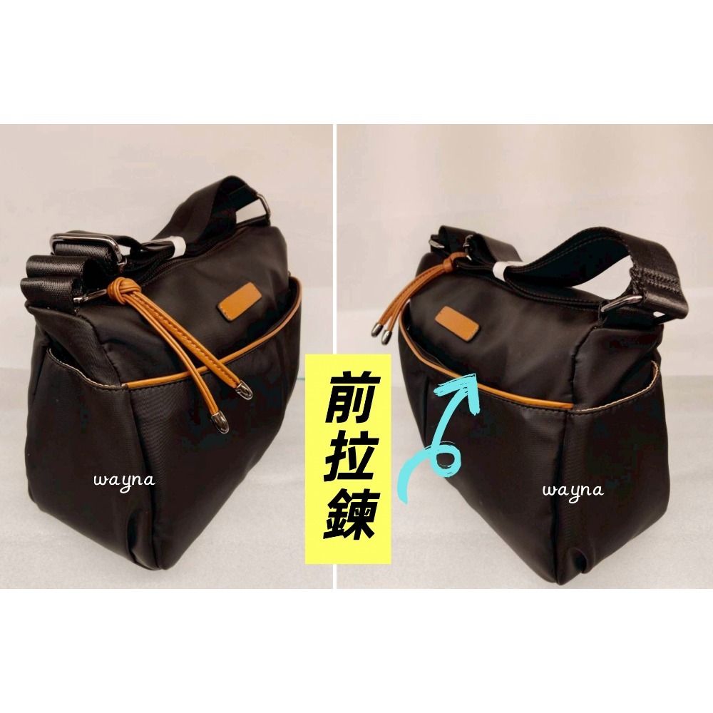輕量 尼龍 斜背包  防潑水 可調長度 8289-細節圖2