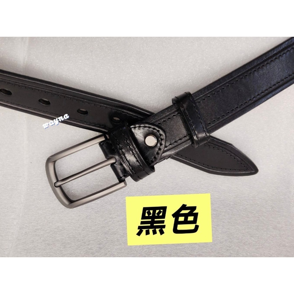 男士女士百搭真皮皮帶 耐用 堅固真皮針扣腰帶 休閒牛皮褲帶MX-224-細節圖8