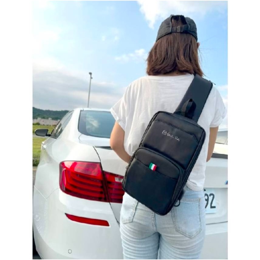 SPYWALK單車包 胸包 單肩包 平版電腦包5336黑色-細節圖2