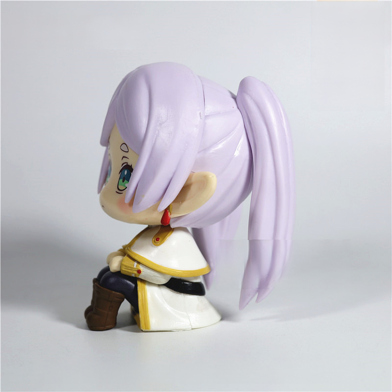 葬送的芙莉蓮 Q版芙莉蓮 可動公仔 大頭公仔 芙莉蓮 大頭娃娃 GK公仔 PVC公仔 模型 收藏 送禮 療癒 桌面小物-細節圖2