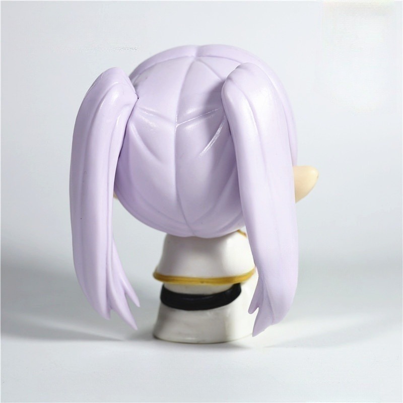 葬送的芙莉蓮 Q版芙莉蓮 可動公仔 大頭公仔 芙莉蓮 大頭娃娃 GK公仔 PVC公仔 模型 收藏 送禮 療癒 桌面小物-細節圖3