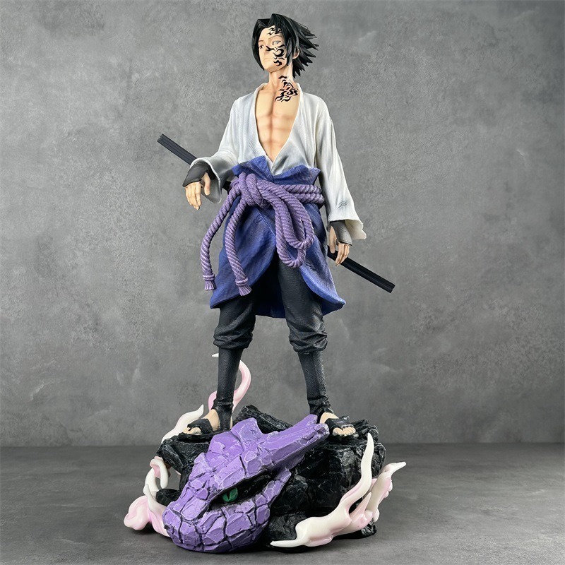 火影忍者 NARUTO 咒印佐助 GK公仔 PVC公仔 宇智波 佐助 雕像 動漫 模型 收藏 手辦 擺件 禮物 公仔-細節圖2