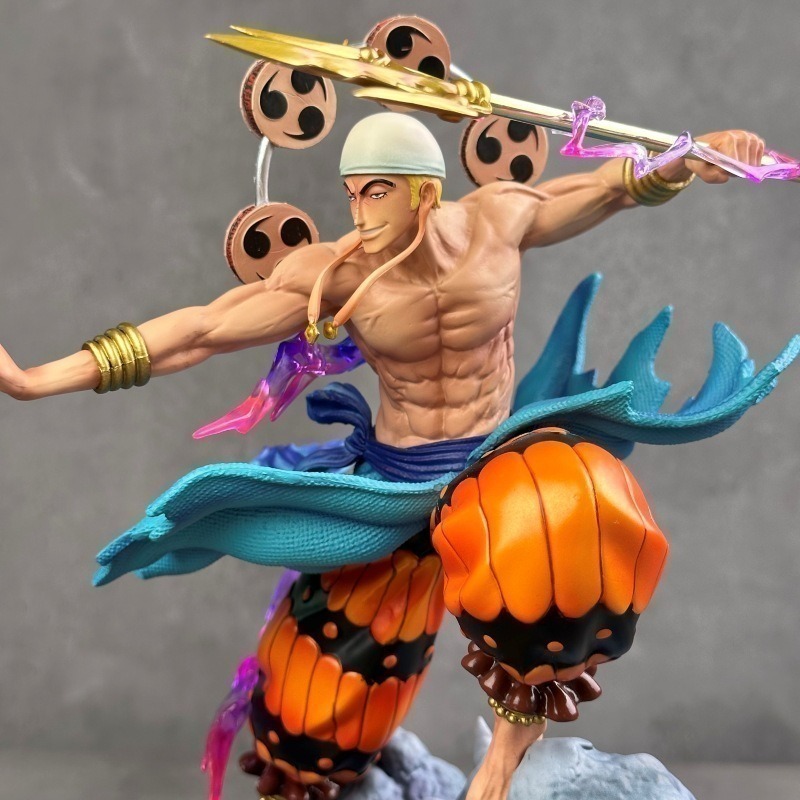 航海王 One Piece JT 雷神 艾涅爾 GK公仔 PVC公仔 海賊王 動漫 模型 收藏 雕像 手辦 周邊 禮物-細節圖6