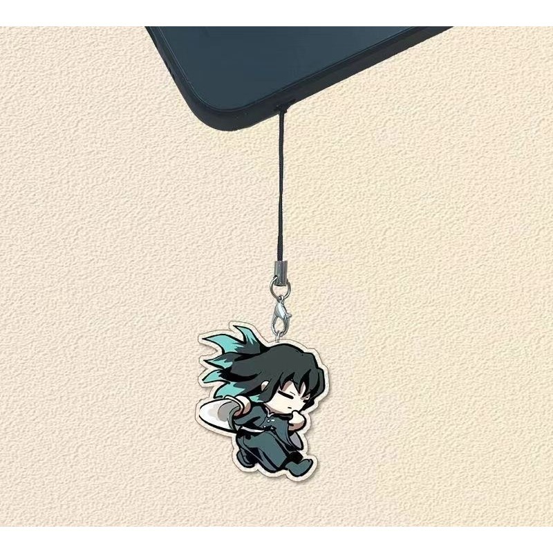 鬼滅之刃 霞柱 時透無一郎 壓克力吊飾 動漫 周邊 吊飾 掛繩 鑰匙圈 掛件 飾品 紀念品 可愛 療癒 送禮 生日 禮物-細節圖4