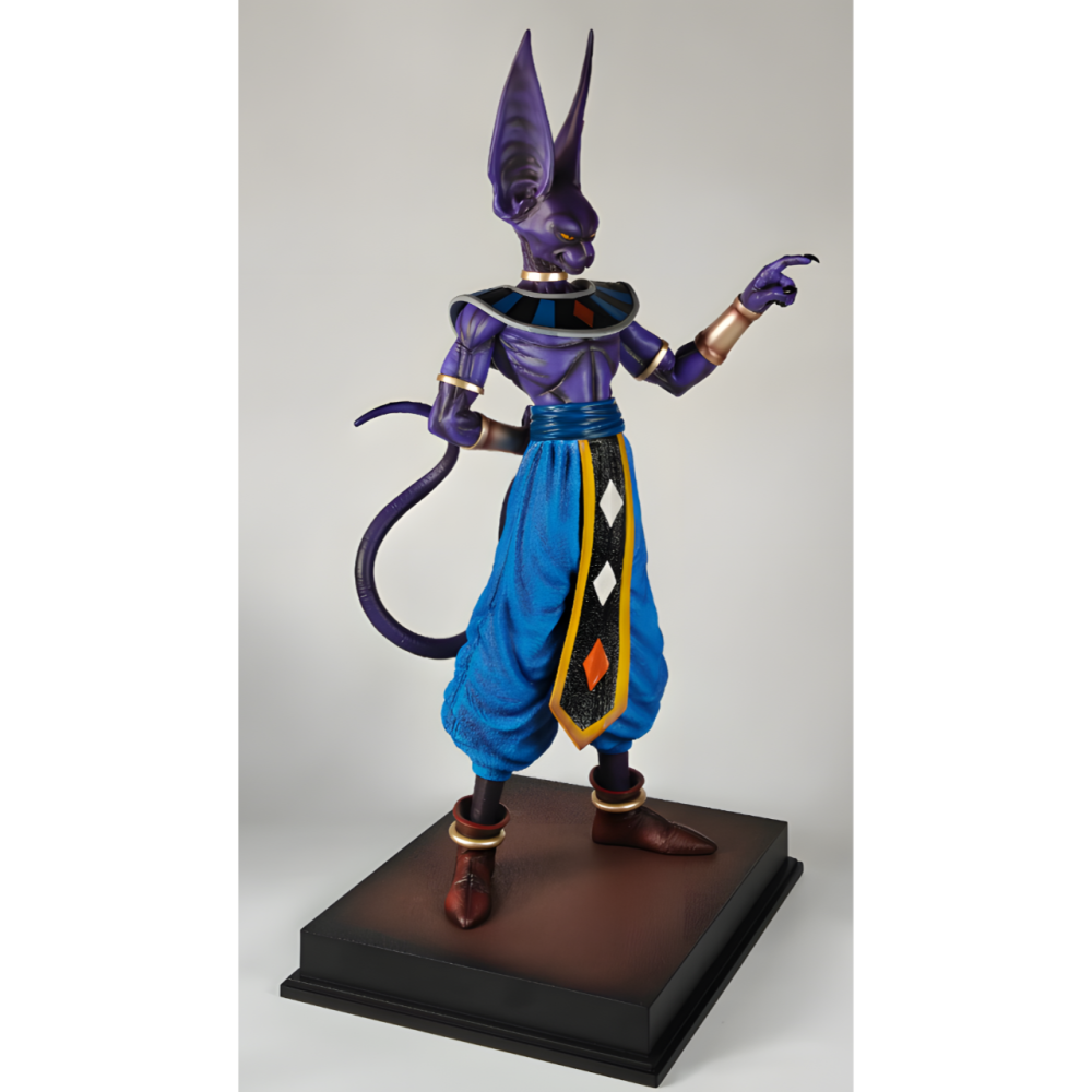 七龍珠 DRAGON BALL JT 破壞神 比魯斯 GK 公仔 龍珠Z 七龍珠超 Beerus 模型 收藏 雕像 手辦-細節圖2