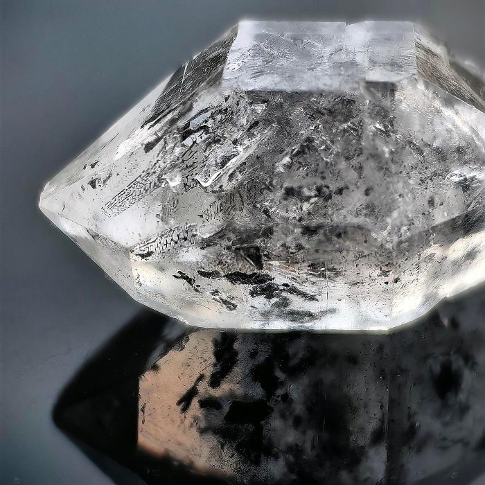 ╭＊一圖一物＊╮ 天然閃靈鑽原礦 長29.5mm 水晶 礦石 晶礦-細節圖9