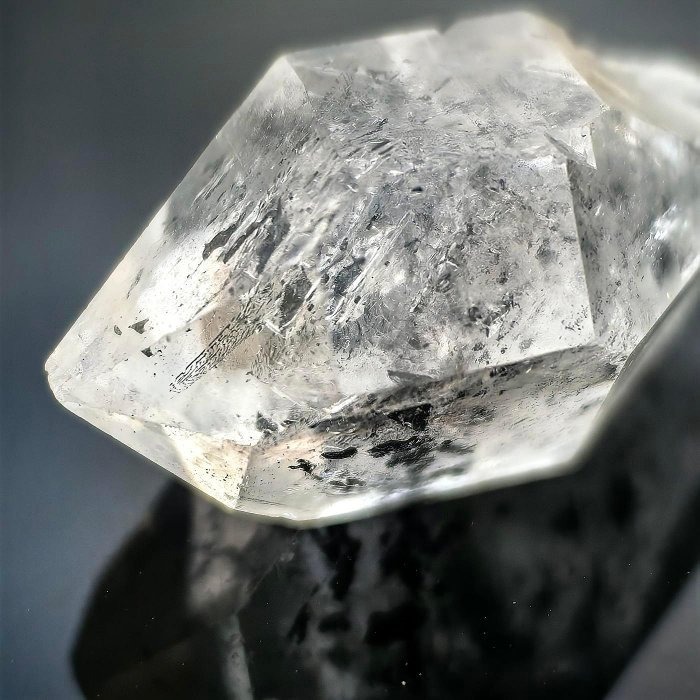 ╭＊一圖一物＊╮ 天然閃靈鑽原礦 長29.5mm 水晶 礦石 晶礦-細節圖10