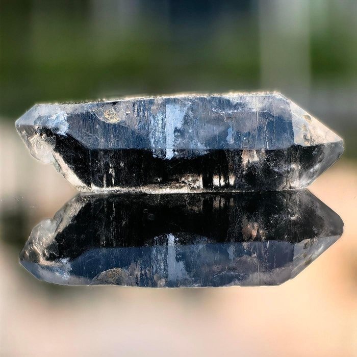 ╭＊一圖一物＊╮ 天然閃靈鑽原礦 長35mm 水晶 礦石 晶礦-細節圖3