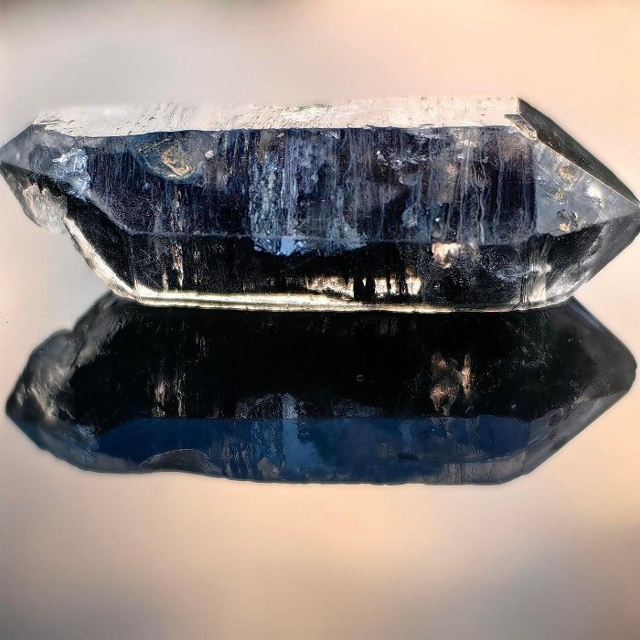 ╭＊一圖一物＊╮ 天然閃靈鑽原礦 長35mm 水晶 礦石 晶礦-細節圖4