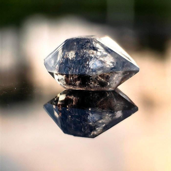 ╭＊一圖一物＊╮ 天然閃靈鑽原礦 長19.2mm 水晶 礦石 晶礦-細節圖5