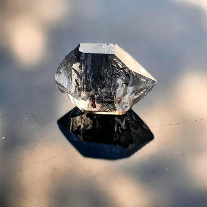 ╭＊一圖一物＊╮ 天然閃靈鑽原礦 長19.2mm 水晶 礦石 晶礦-細節圖7