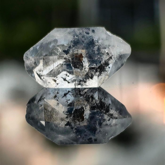 ╭＊一圖一物＊╮ 天然閃靈鑽原礦 長29.5mm 水晶 礦石 晶礦-細節圖5