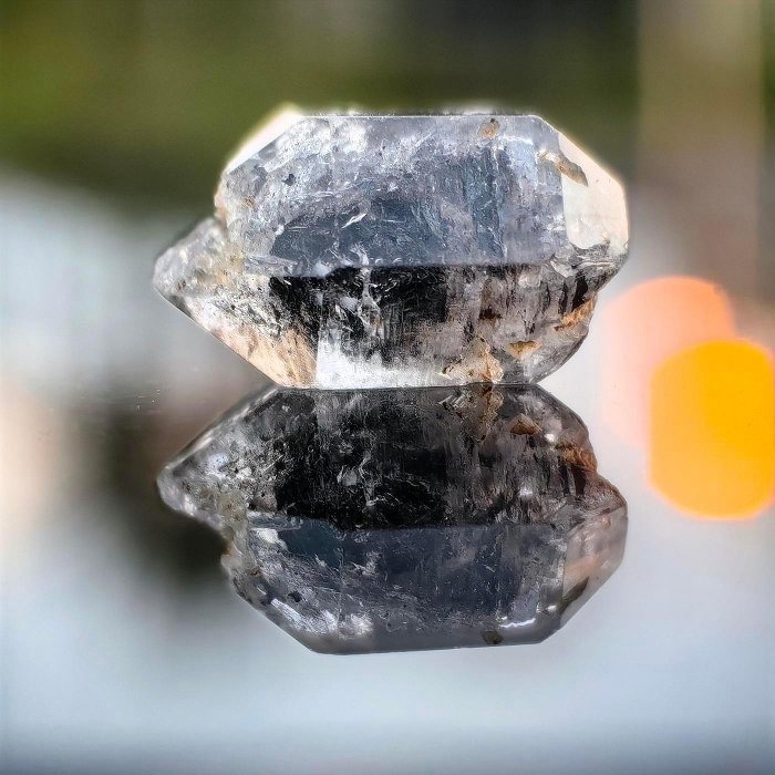 ╭＊一圖一物＊╮ 天然閃靈鑽原礦 長20.5mm 水晶 礦石 晶礦-細節圖6
