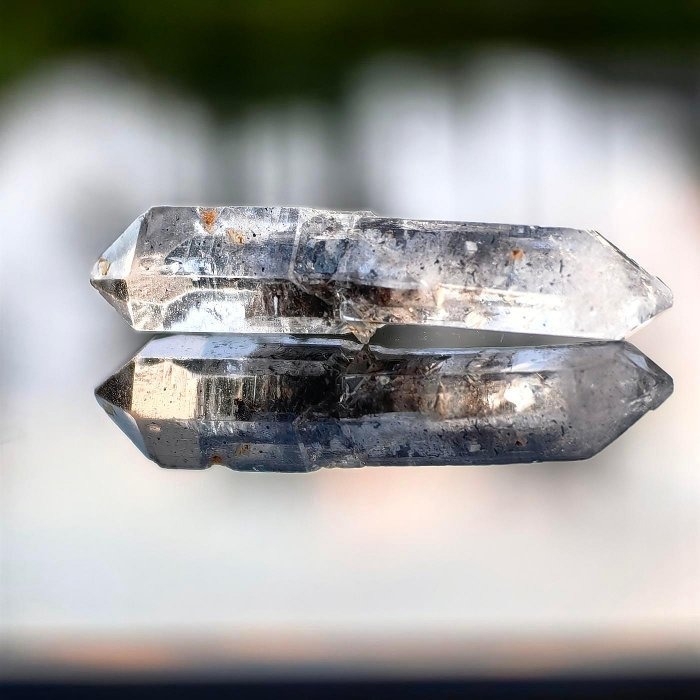 ╭＊一圖一物＊╮ 天然閃靈鑽原礦 長33.2mm 水晶 礦石 晶礦-細節圖6