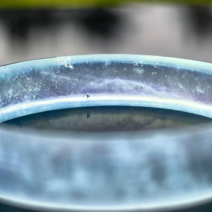 ╭＊一圖一物＊╮天然海藍寶手鐲 54.1圈口 條寬12mm 水晶 手環 手串 海藍寶-細節圖5