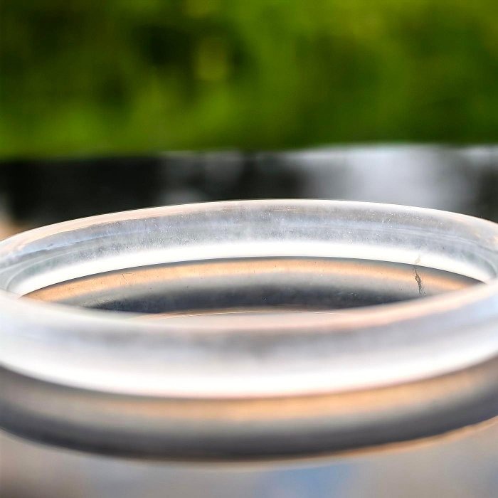 ╭＊一圖一物＊╮天然水沫玉手鐲 60.2圈口 寬7.8mm 細條 細鐲 水晶 手環 手串-細節圖5