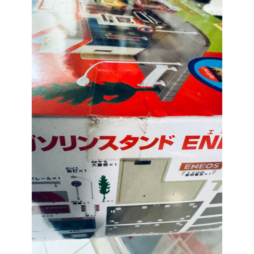 Tomica 新城鎮 場景 ENEOS 加油站 全新未拆-細節圖3